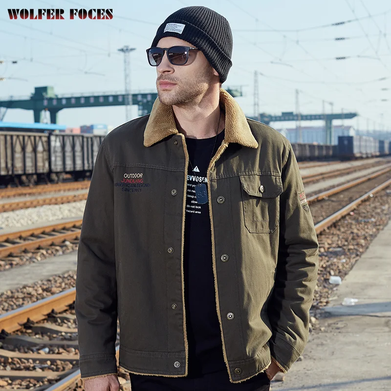 Parkas for Winter Men Parka Motorcycle Jacket Man Hunting Clothes Jackets & Coats Sports Baseball Sport Heating Retro
