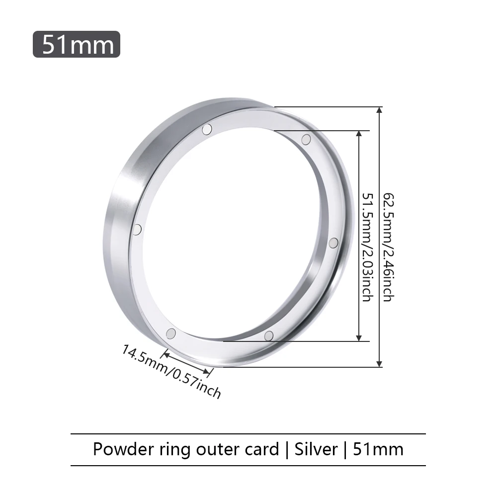 Magnetic Aluminum Dosing Funnel for Espresso Portafilter Barista Tools