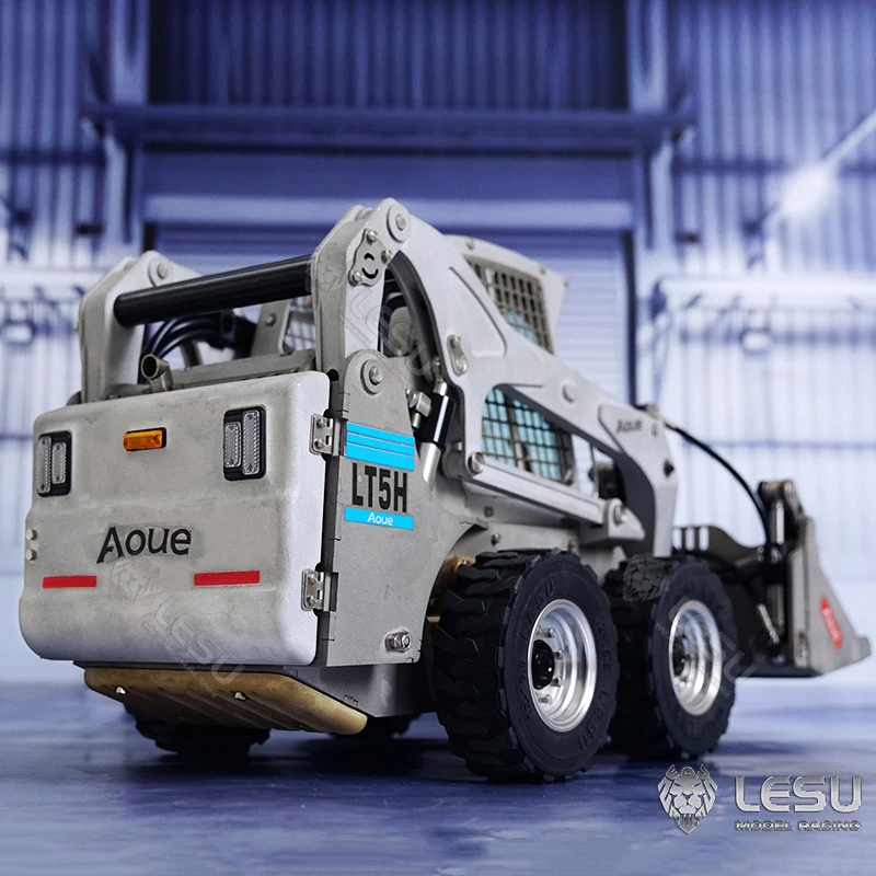 KIT LESU LT5H 1/14 RC Hydraulic Loader Metal Wheeled Skid-Steer Truck Car DIY Model ​Light Sound Motor ​Servo Toys Th17188 4