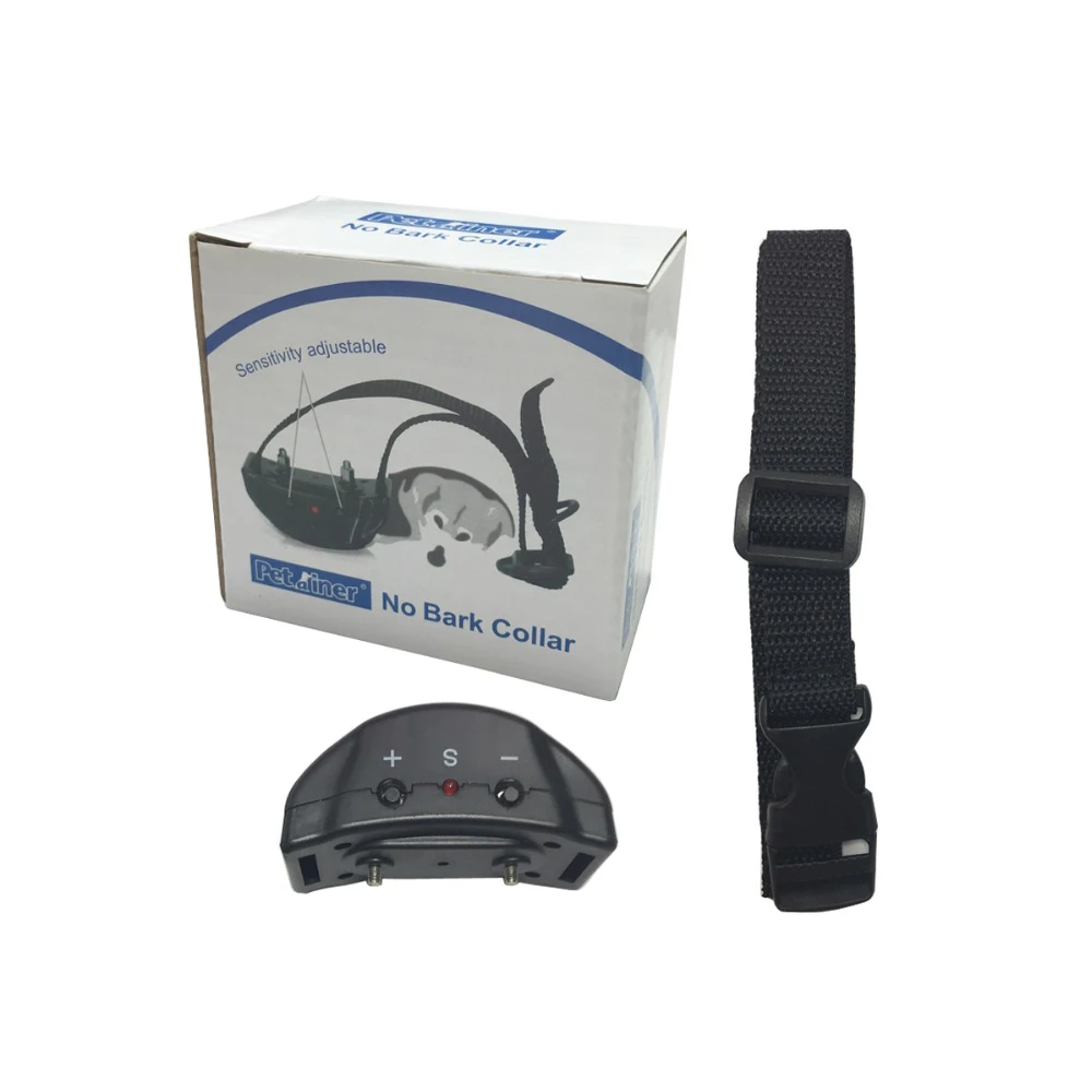 1pc Automatic Identification Dog Collar Bark Stop Device 1~7 Level Sound Warning Training Dog Habits