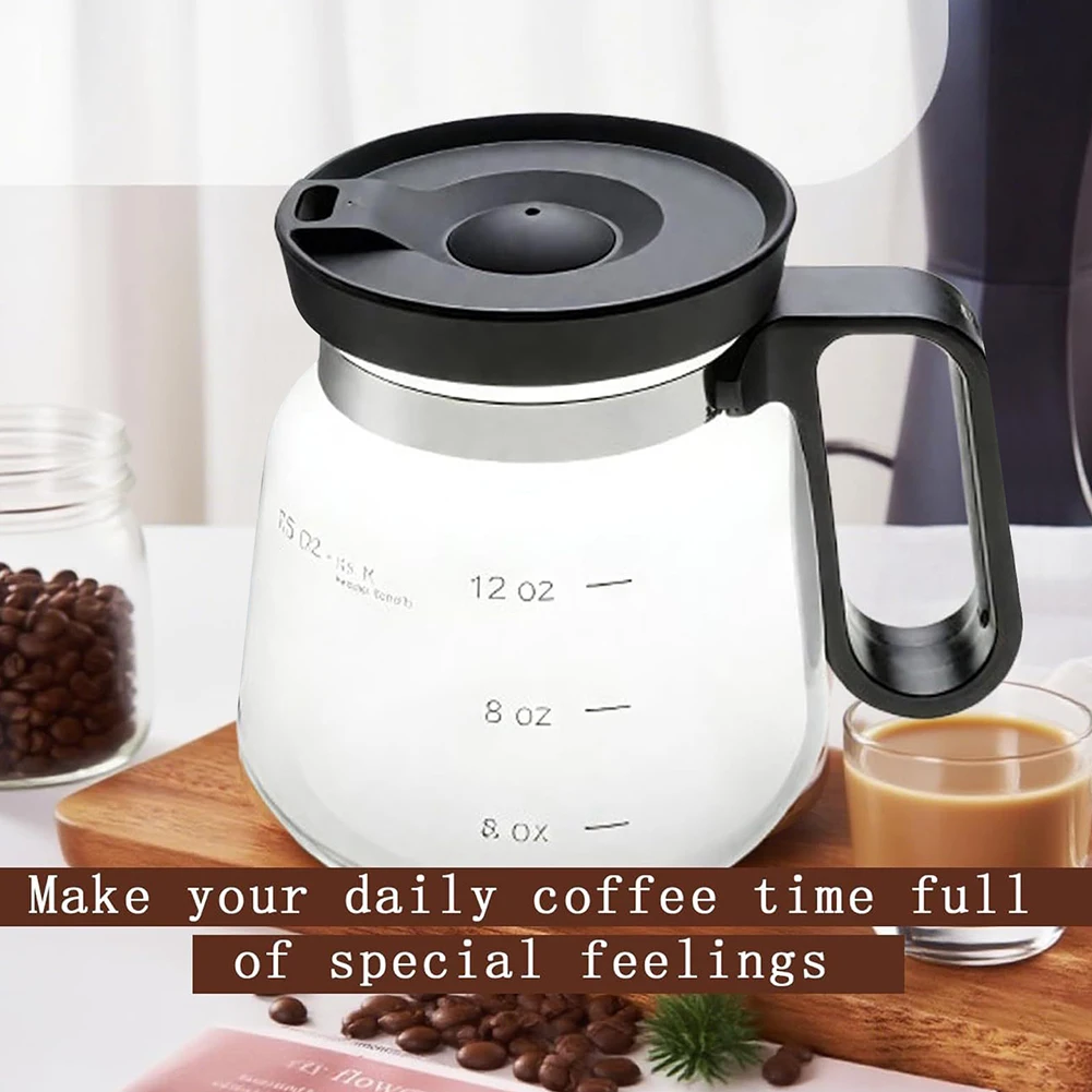Unique Glass Coffee Pot-Shaped Mug – Large Capacity Coffee Lover's Gift