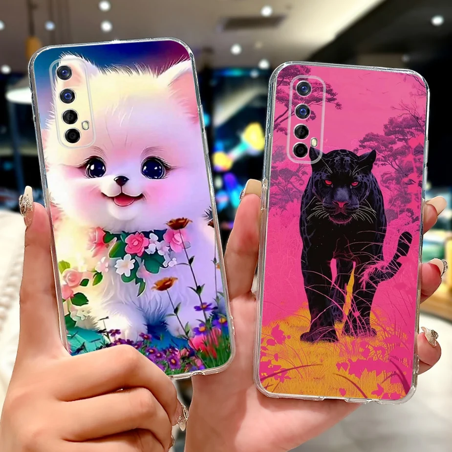 Cute Cat Luxury Painted Soft Silicone Phone Case Cover