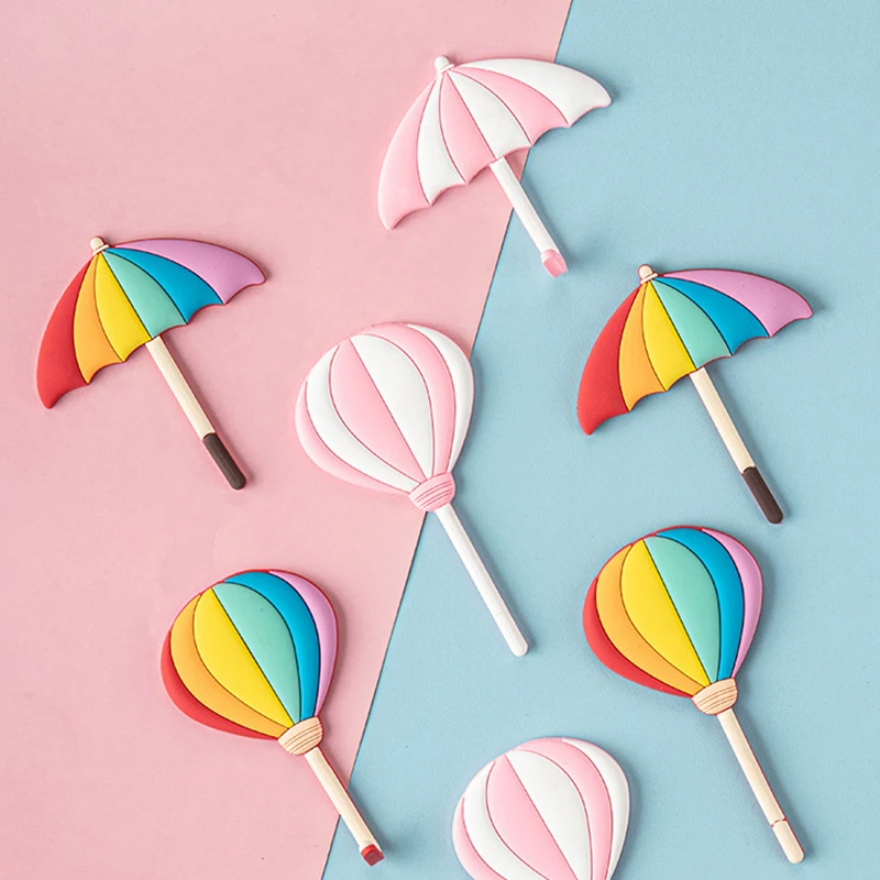 Hot Air Balloon Wall Hooks Umbrella Adhesive Fridge for Keys Wall Crochet Holder Removable Kitchen Washed holder Hook Home Decor 6