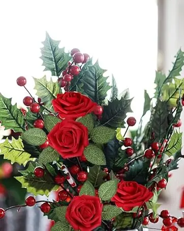 25 Stück Künstliche Blumen Königsblaue Rosen Realistisch Aussehend für DIY Hochzeitssträuße Tischdekoration Arrangements Party Heim-Dekorationen – Detail 19