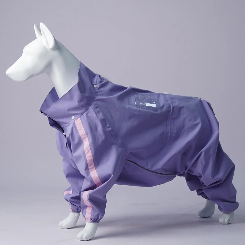 

cute dog Waterproof Pet Raincoat clothes for dogs