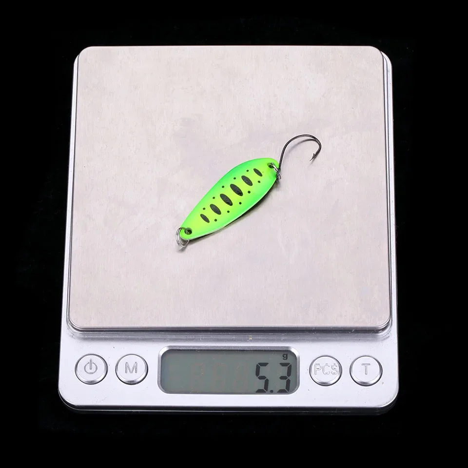 5/6PCS 3.5g/5g Fishing Bait Fishing Metal Spoon Lure Bait For Trout Bass Spoons Small Hard Sequins Spinner Spoon 5