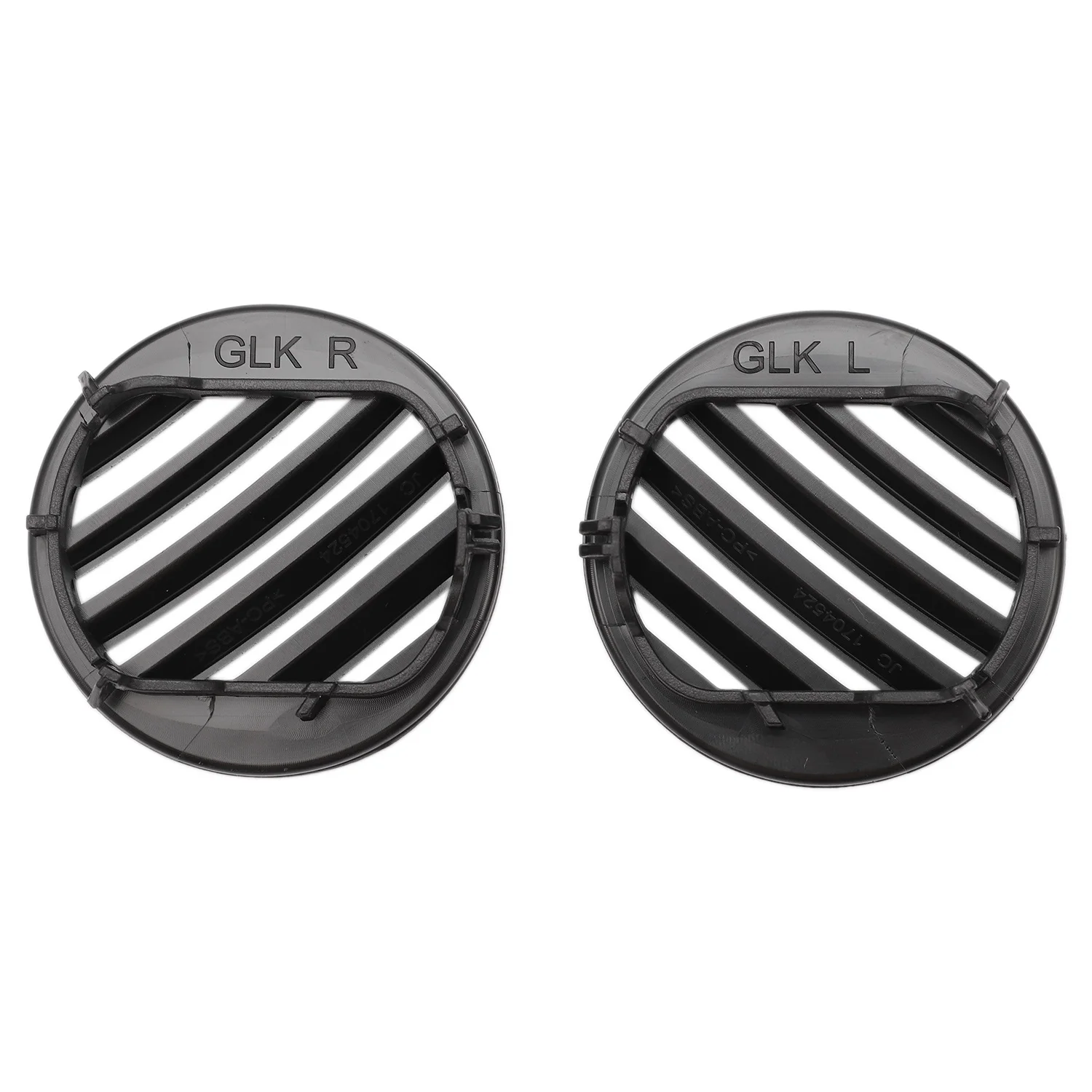 

Car Left and Right Side Dash A/C Air Vent Grilles ABS Black for Mercedes-Benz X204 GLK 2009-2015 Car Air Vent Grilles
