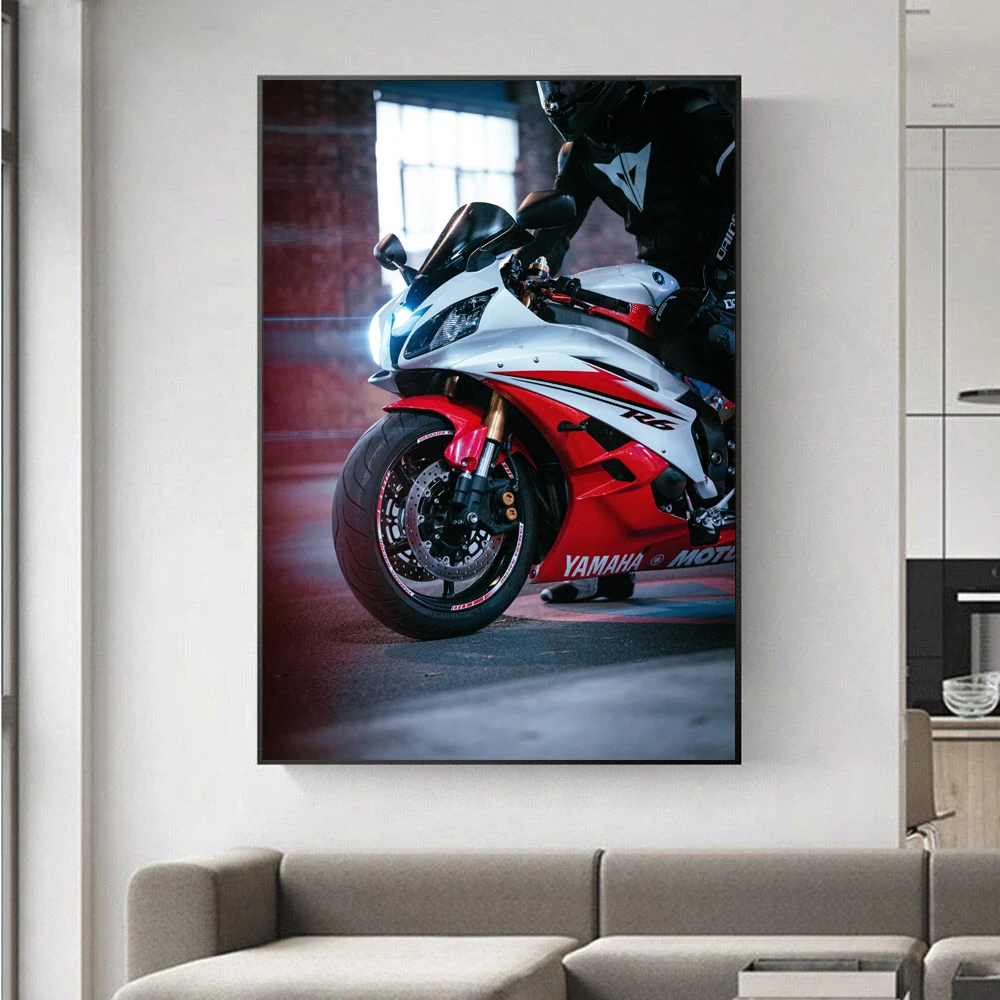 Yamaha R6 Expensive Motorcycle Speed Bike Wall Art Home Decor - POSTER  20x30