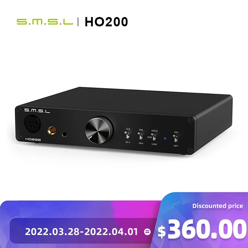 SMSL HO200 нанимает усилитель для наушников 16 Ом 6 Вт/32 3 Вт RCA - Цена: 45 657,90 руб.
