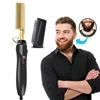 Professional Hair Straightener Flat Iron Hot Heating Comb Straightener Hair Smoothing Brush Corrugation Curling Iron Styler 1