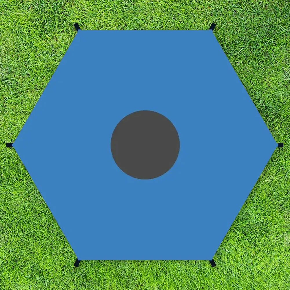 Trampoline Protective Cover 6/8/10ft Trampolines Canopy Sun-Protection Trampolines Sunshade Accessories Trampoline Roof for Outdoor Backyard Playground