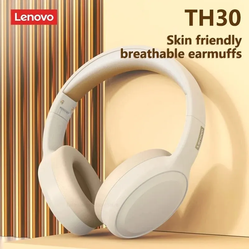 Lenovo TH30 Wireless Headphones Bluetooth Earphones Foldable