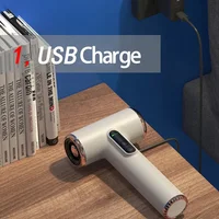 Wireless Rechargeable Hair Dryer with LED Display and 30000 RPM High Speed Mini Portable Blow Dryer for Home Dormitory Travel 2