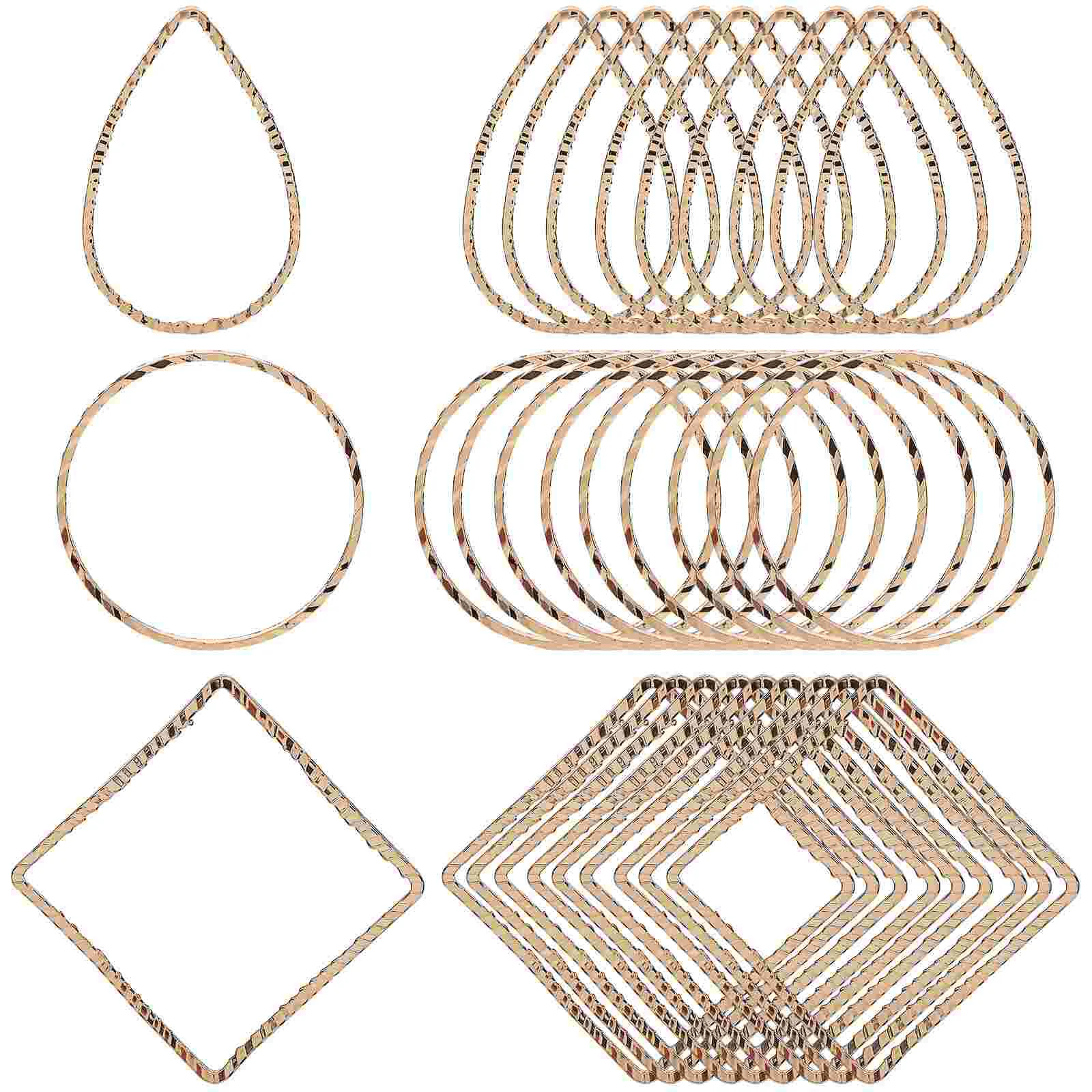 

30 Pcs DIY Earring Hoops Jewlery For Jewelry Making Findings Copper Supplies Kit Adults Component