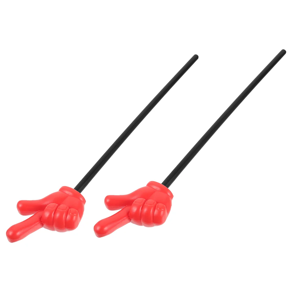 

2 Pcs Gesture Stick Party Pointers Finger Toy Toys Teacher for Classroom Game Props Cheering Talking Sticks