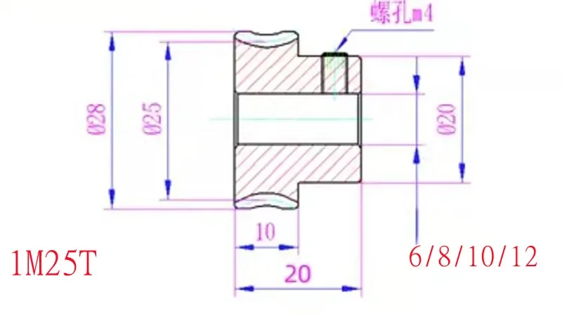 Description Picture 6 of item1set 1M Worm Gear with rod drive 1:20/25/30/40/50/60 Speed Ratio 40cr center hole 6/8/10MM