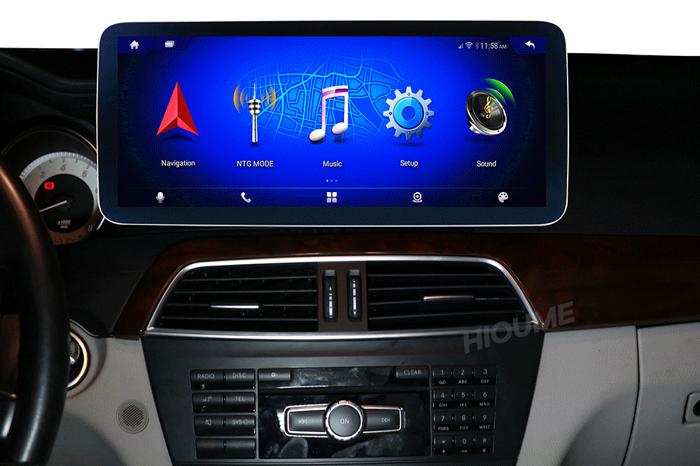 10.25" Android 13 Car Multimedia Player GPS Radio for Mercede inCarLife