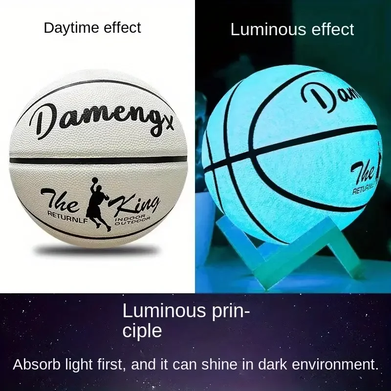A Sturdy And Elastic Fluorescent Basketball