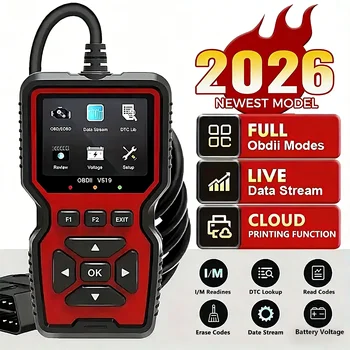 Car OBD2 Scanner Diagnostic Tool V519 Multi-language OBDII Car Voltage Tester Engine Fault Code Scanner Car Code Reader 1