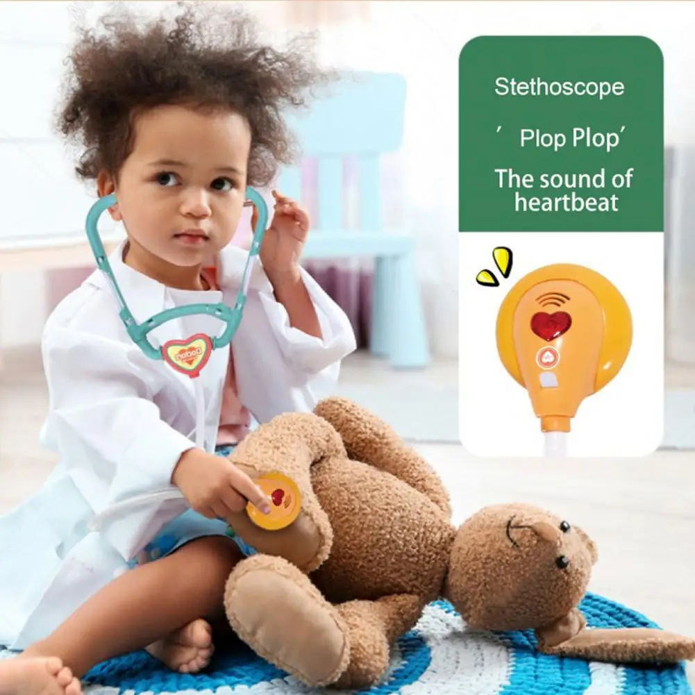Realistic Kids Doctor Kit Children Doctor Playset Educational Kids Kit with Realistic Ct Machine for Role for Boys