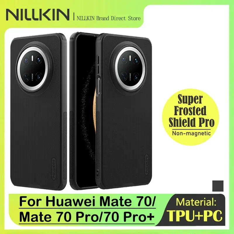 Nillkin Super Frosted Shield Magnetic Protective Case - MagSafe Matte Cover with PC Back & TPU Frame