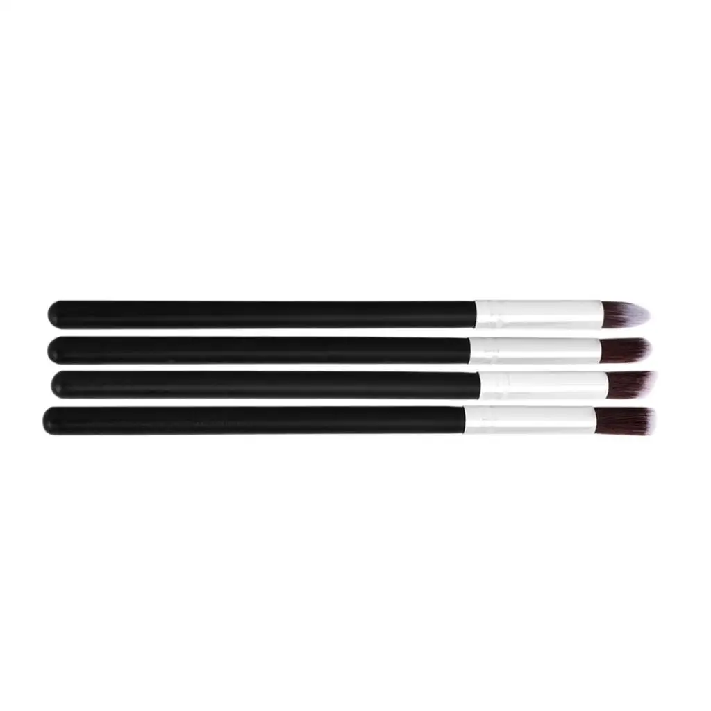 2x4 Pieces Makeup Cosmetic Tool Eyeshadow Foundation Blending Brushes Set #2