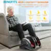 Foot  Machine with Heat & Remote, Single Hand Handle, 3-Heating for Circulation and Pain Relief, Deep Kneading R 2