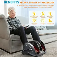 Foot  Machine with Heat & Remote, Single Hand Handle, 3-Heating for Circulation and Pain Relief, Deep Kneading R 2