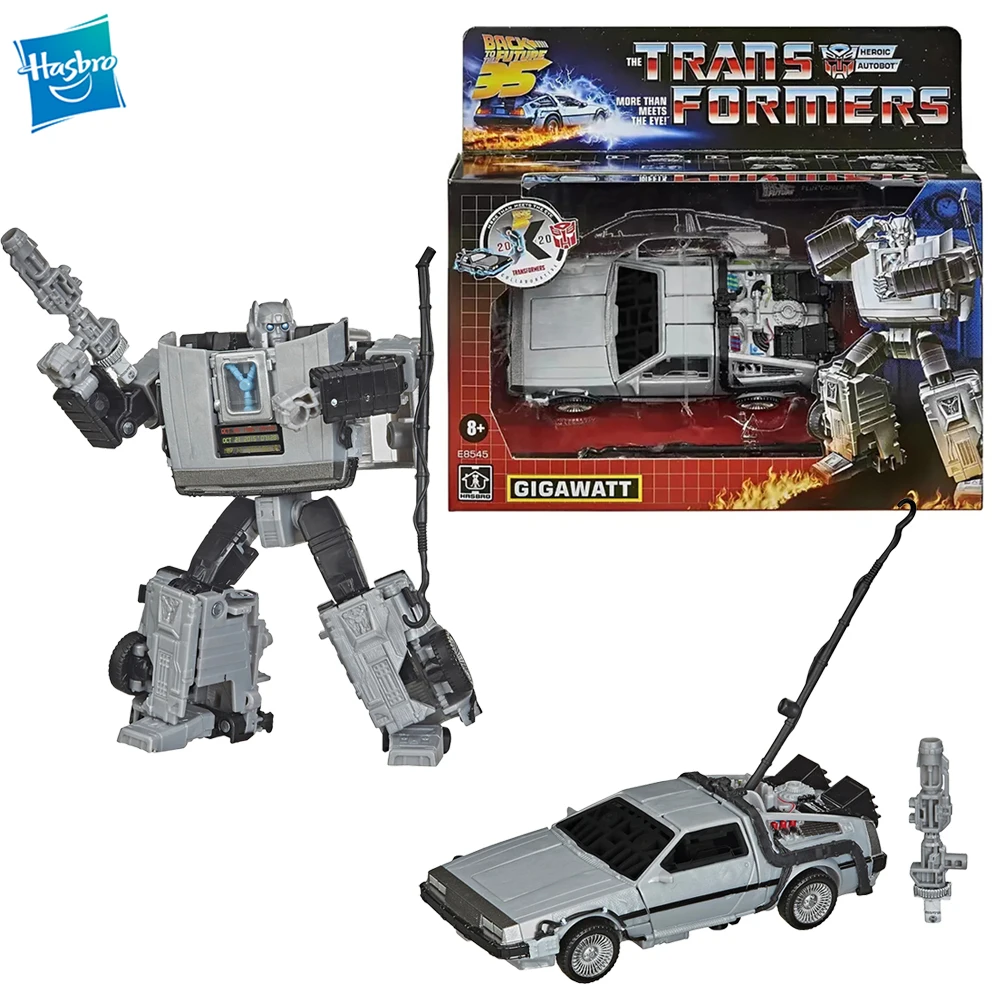 

[In-Stock] Original Hasbro Transformers Generations Back to the Future Gigawatt Action Figures Collectible Robot Model Gift Toys