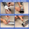 Manual Tube Marker Centering Tool Safety Pipe Center Finder Y-Type 4 Inch Safety Pipe Marker Centering Head Tool 6