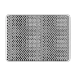 EVA Double Layer Waterproof Non-slip Pet Litter Mat - Washable & Easy to Clean - 30cmX45cm (GRAY)