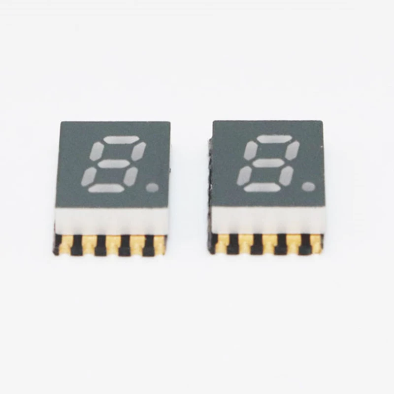 0.2 인치 7 세그먼트 SMD LED 디스플레이 Nixie 튜브 빨간색 녹색 파란색 흰색 1 비트 디지털 튜브 플라스틱 금속 디지털 디스플레이