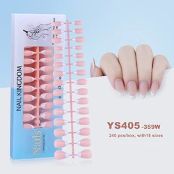 Acrylic Press - On Nails - Full Cover Soft Gel Tips for Salon - Quality Manicures (YS405 - 359W)