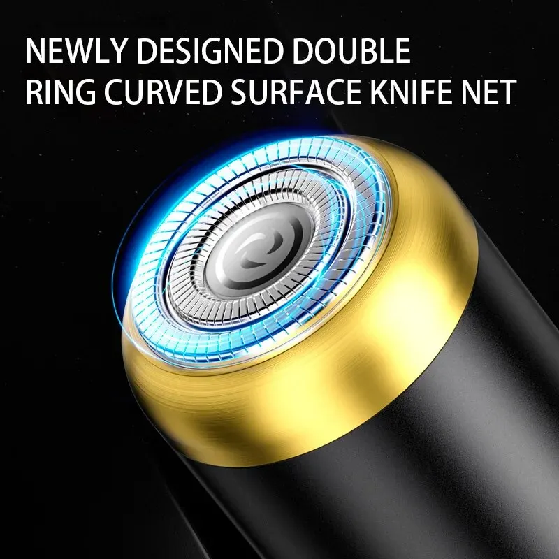 Razor Shaver Electric Shaver Men's Travel Car Aluminum Alloy Mini Shaving Shaver Portable Electric Mini Stainless Steel Sharp Razor