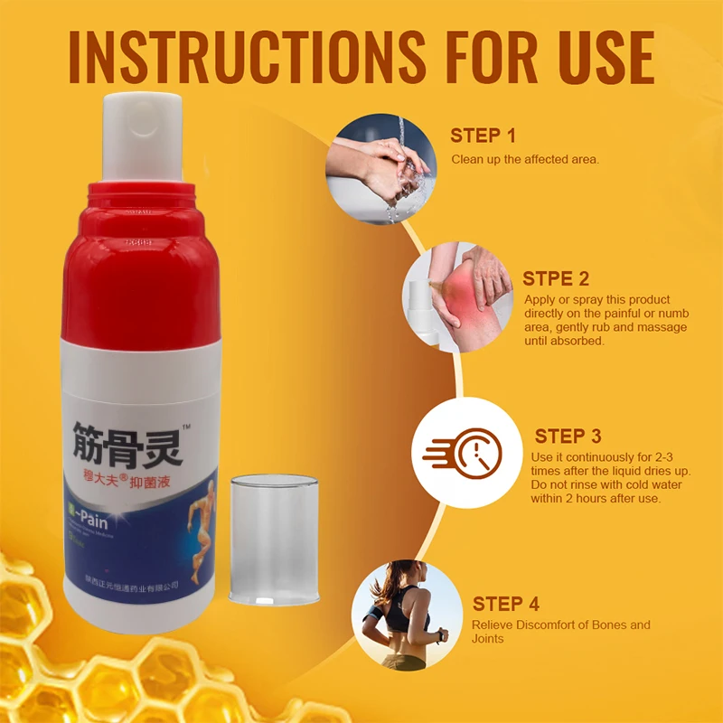 Pain Relief Spray Scorpion Venom Neck Shoulder Knee Joint Spine And Lumbar Analgesic Spray Treat Back Pain Health Care,pain relief cream,pain relief patch