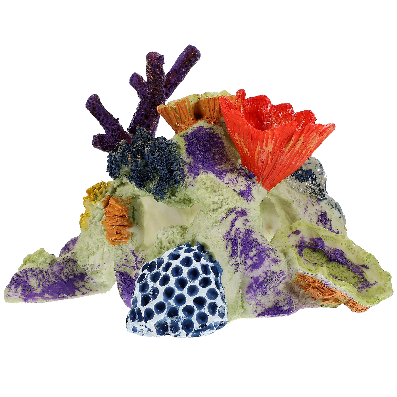 

Betta Fish Artificial Coral Accessories for Aquarium Landscape Ornaments Resin Tank Decor
