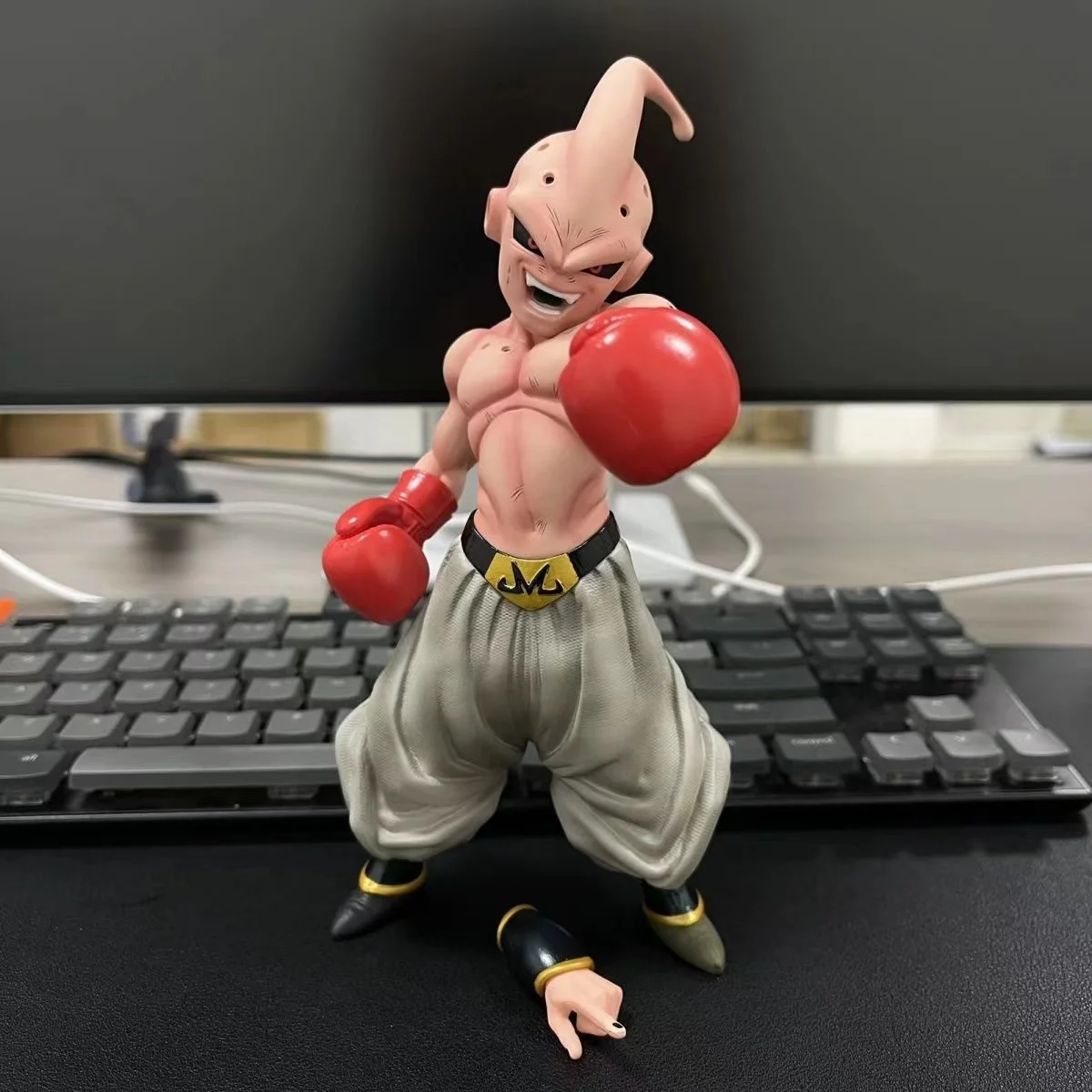 

New Anime Dragon Ball Z Figure Boxing Majin Buu Action Figures Super Buu Figurine 19cm PVC Statue Collection Model Toys Gifts
