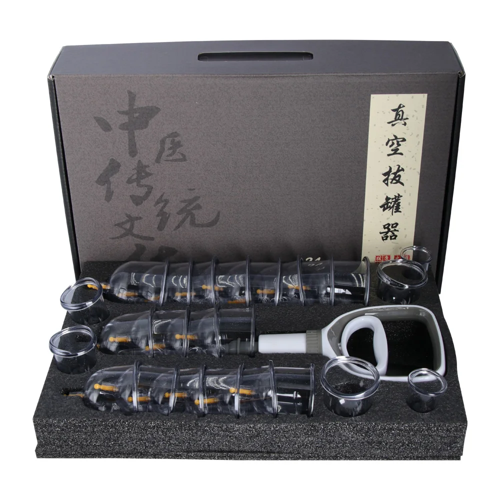 Cupping Massager Set Vacuum Cups 12/20/24 Cans