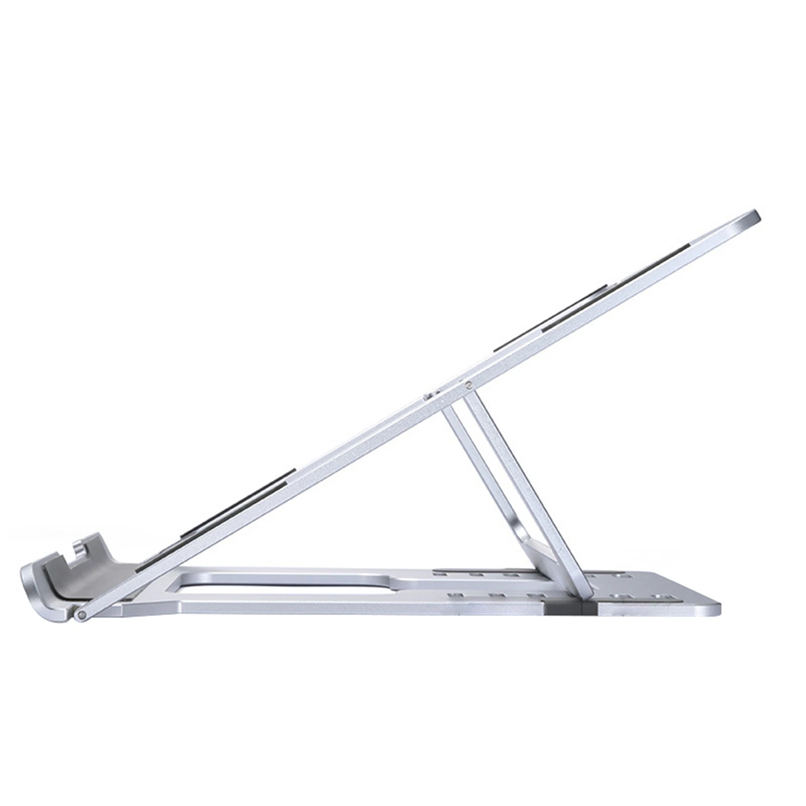 support de refroidissement pour ordinateur pliable et réglable en alliage avec sac en tissu pour apple macbook