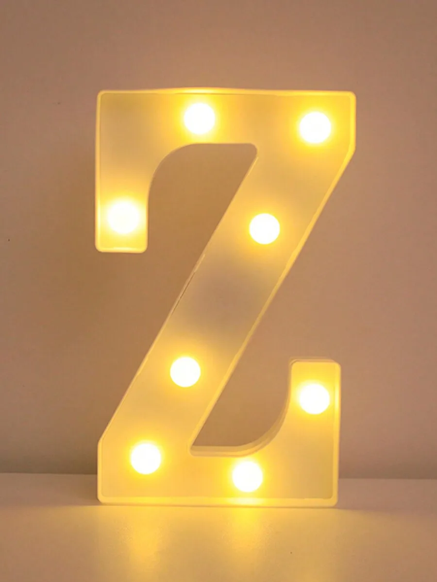 ตัวเลือกสินค้า ตัวอักษร LED ตกแต่งบ้าน 21.8 ซม.