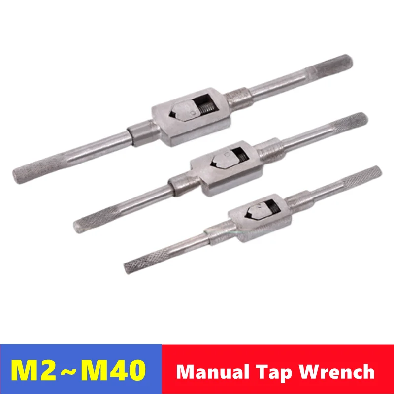 1 قطعة مفتاح ربط يدوي M2-M40 ، تركيبات للتنصت اليدوي 130 ، 180 ، 230 ، 280 ، 380 ، 480 ، 600 مللي متر ملحقات صنبور الأدوات اليدوية