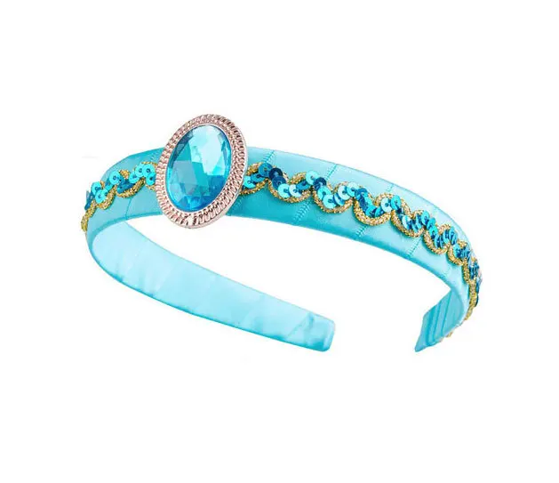 알라딘과 지니 마법 램프 중동 왕실 보석 세트 아라비아 빈티지 역할극 공주 왕관 머리띠 자스민 코스프레