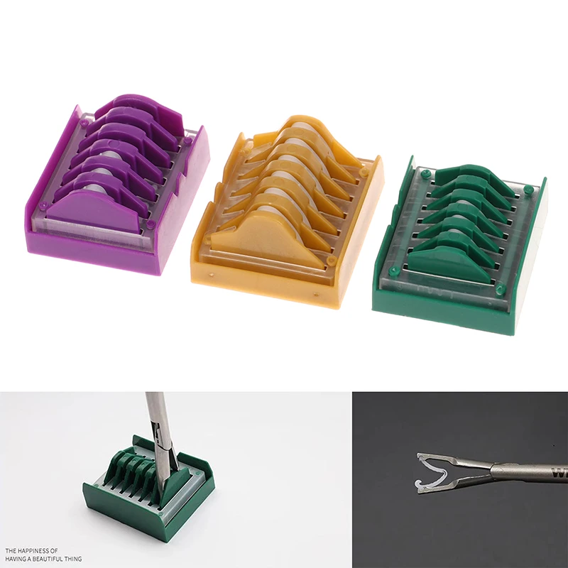 

Medical Plastic Laparoscopic Polymer Ligation Clips Hemolok Clips Endoscopy Surgery Surgical Vascular Clips Medical Tools 3 Size