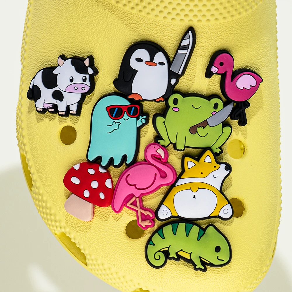 Fairy Tales Shoes Charms Magic Shoes Decoration Buckle Animals Garden Sandals Accessories 1PCS Kids Gifts shoe charms shoe decorations shoelace buckles garden shoe accessories