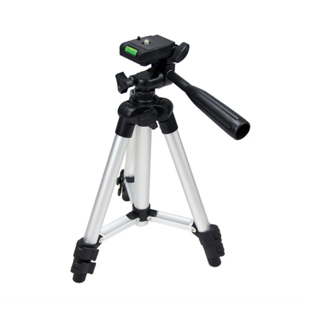 3 section aluminum alloy camera tripod fishing light bracket for