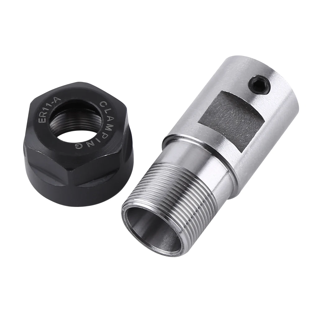 ER11 콜릿 척 모터 샤프트 스핀들 익스텐션 로드 내부 8mm, CNC 밀링
