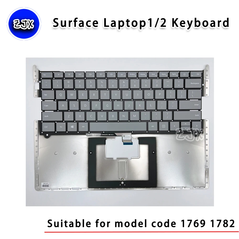 

Оригинальная клавиатура для Microsoft Surface Laptop1 Laptop2 1782 1769 US, клавиатура 13,5 дюйма