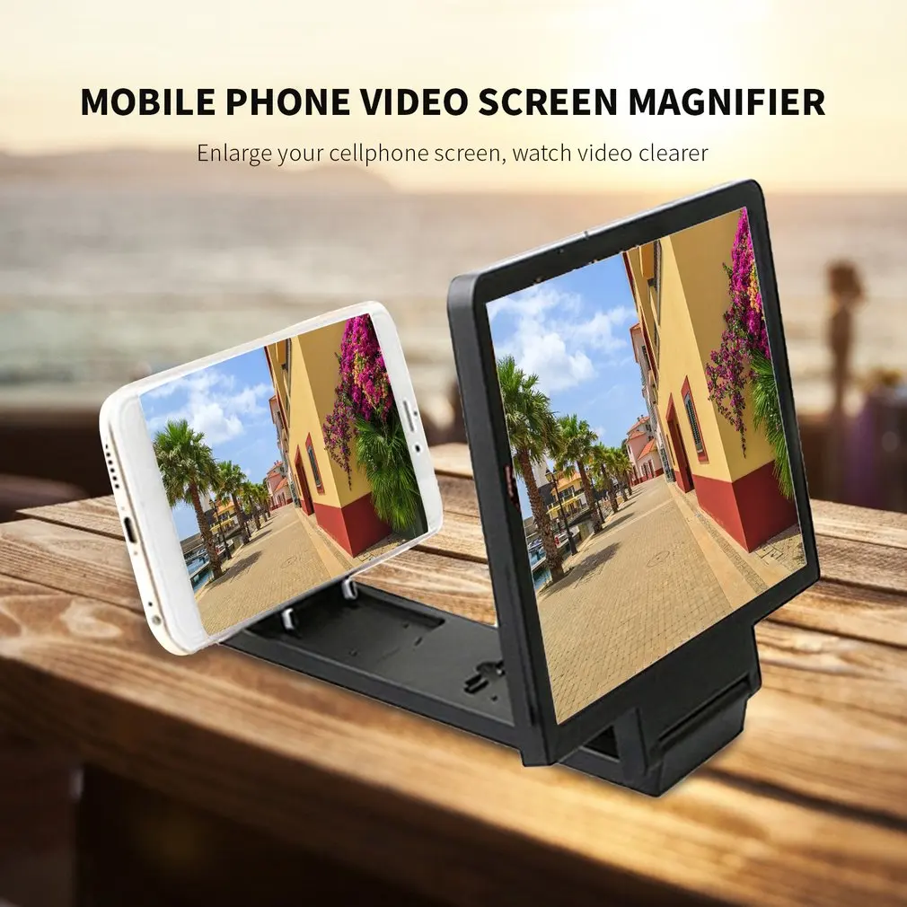 3D Screen Amplifier Mobile Phone Magnifier Projector Screen for Iphone 13 Movies Videos Gaming Home Accessories phone screen amplifier