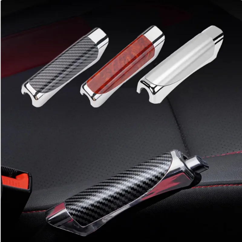 Car Handbrake Grips Smart ForTwo 450 451 Roadster 452 Forfour 454 Brake Decoration Shell Interior Accessories hand brake cover car interior accessories
