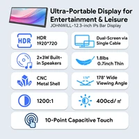 12.3inch portable monitor Long strip touch IPS screen, with type-c hdmi second screen, suitable for MAC/laptop/PC/XboxPS5/Switch - Image 3